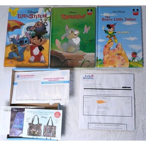 Disney Wonderful World Of Reading Lot Of 3 Hardcover Books - Picture 1 of 6